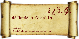 Ökrös Gizella névjegykártya